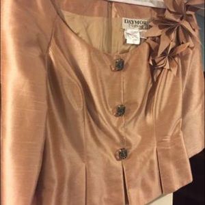 Fall Size 8 mother of the bride two piece outfit